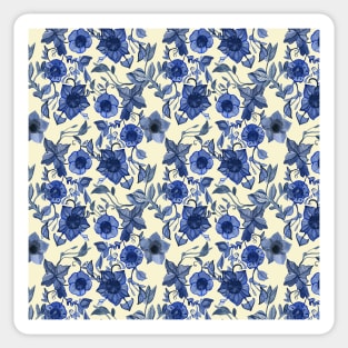 Blue flowers Sticker